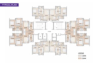 Sunteck World Naigaon residential building floor plan